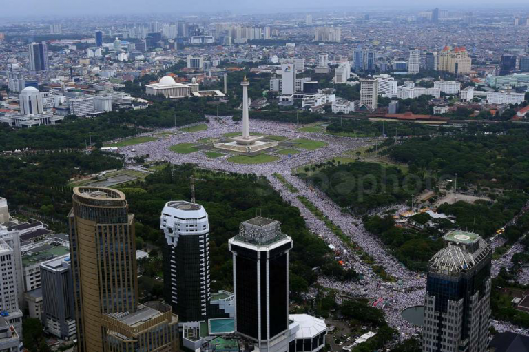 Aksi Super Damai 212 di Mata Konsultan Singapura